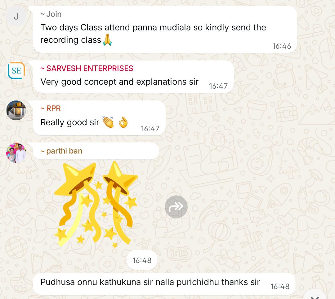 Student message